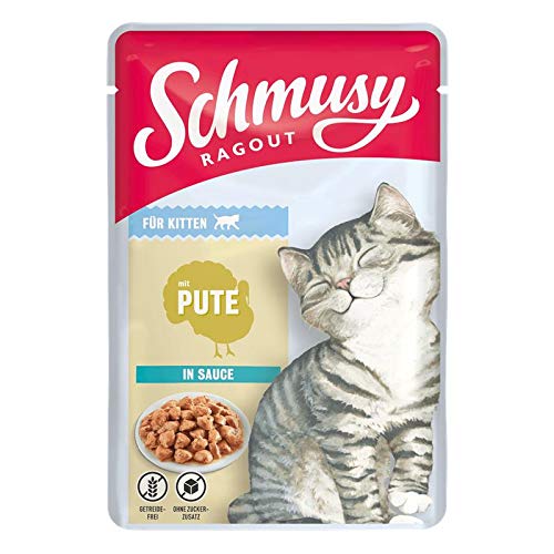 Schmusy Ragout Kitten mit Pute in Sauce 100g (Menge: 22 je Bestelleinheit) von Finnern