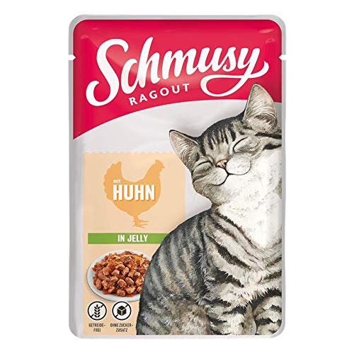 Schmusy Ragout mit Huhn in Jelly 100g (Menge: 22 je Bestelleinheit) von Finnern