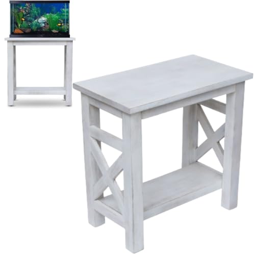 Ständer für Aquarien aus Massivholz, bis zu 20 Gallonen, 20 Gallonen, Aquariumständer, Aquarium-Ständer, Aquarium-Tisch, Aquarium-Tisch von Finomenal