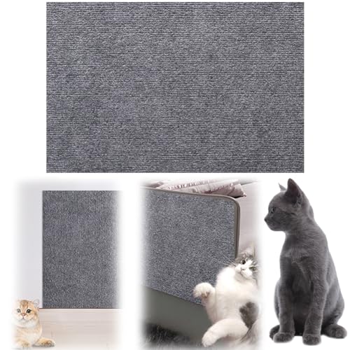 Fiorky Katzenkratzbrett, Katzenkratzmatte, Möbelschutzpolster, Selbstklebende Katzenklettermatte, multifunktional, zuschneidbar, verschleißfest, Katzenkratzbrett geeignet für Möbel Sofa Wand von Fiorky