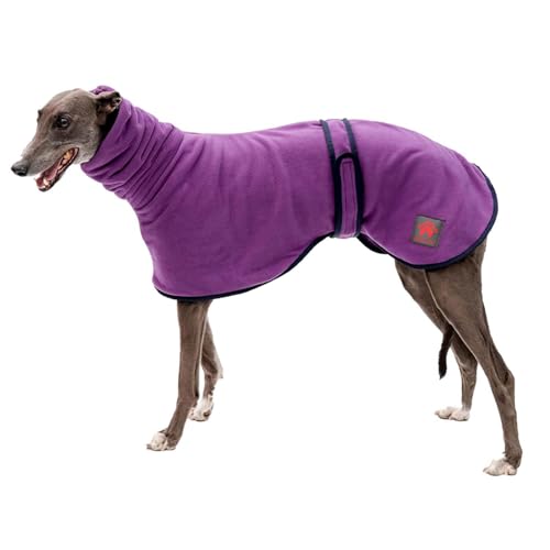 Firefoot Windhund-Fleece-Hundepullover, Violett, M, L von Firefoot