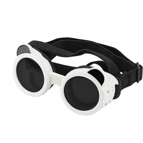 Haustierbrillen, Haustierbrillen-Augenbekleidung,UV-Schutz-Sonnenbrille für Hunde - Antibeschlag-Schutzbrille für Hunde, Outdoor-Schutz mit verstellbarem Riemen für kleine und mittelgroße von Firulab