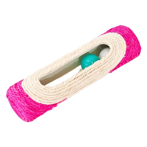 Kätzchenkratzer, Katzenkratzer für Hauskatzen,Sisal-Katzenspielzeug-Roller mit 3 Rollbällen - Interaktives Katzenzubehör, Kratzmöbelschutz, Katzenspielzeugbälle für Katzen zum Kratzen, von Firulab