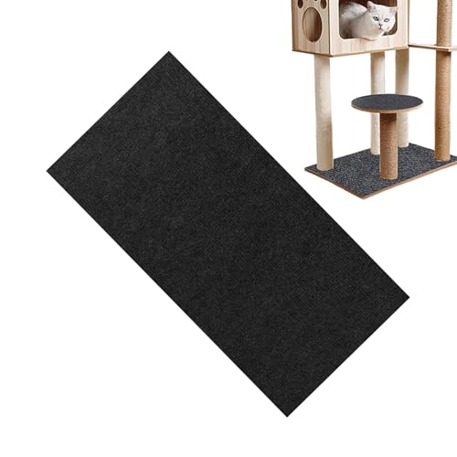 Katzenkratzmatte, zuschneidbarer Katzenkratzteppich, Selbstklebender Katzenteppich, Ersatz für Katzenbaum, Regale, Stufen, Wand, Couch, kratzfester Katzenmöbelschutz von Firulab