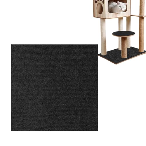 Katzenkratzmatte, zuschneidbarer Katzenkratzteppich, Selbstklebender Katzenteppich, Ersatz für Katzenbaum, Regale, Stufen, Wand, Couch, kratzfester Katzenmöbelschutz von Firulab