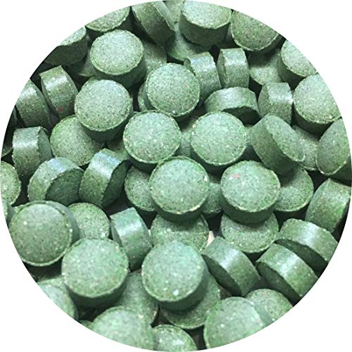 Futtertabletten Linsen Tabletten 8mm 10% Spirulina Pflanzliches Fischfutter Wels (250ml) von Fischfuttertreff