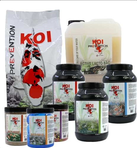 Fish Pharma Koi Gesundheit, Komplettpaket, Koifutter, Teichbakterien, UVM. von Fish Pharma