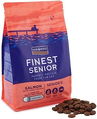 FISH 4 DOGS Feinster Senior Lachs mit Süßkartoffel (getreidefrei) 1,5 kg von Fish4Cats