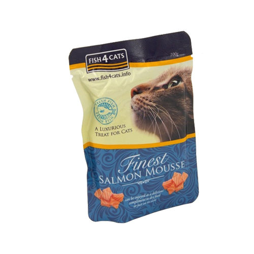 Fish4Cats Finest Mousse Katzenfutter - Frischebeutel - Salmon - 6 x 100 g von Fish4Cats