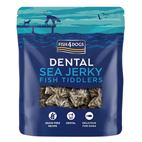 Fish4Dogs Dental - Sea Jerky Fish Tiddlers - 115 g von Fish4Dogs