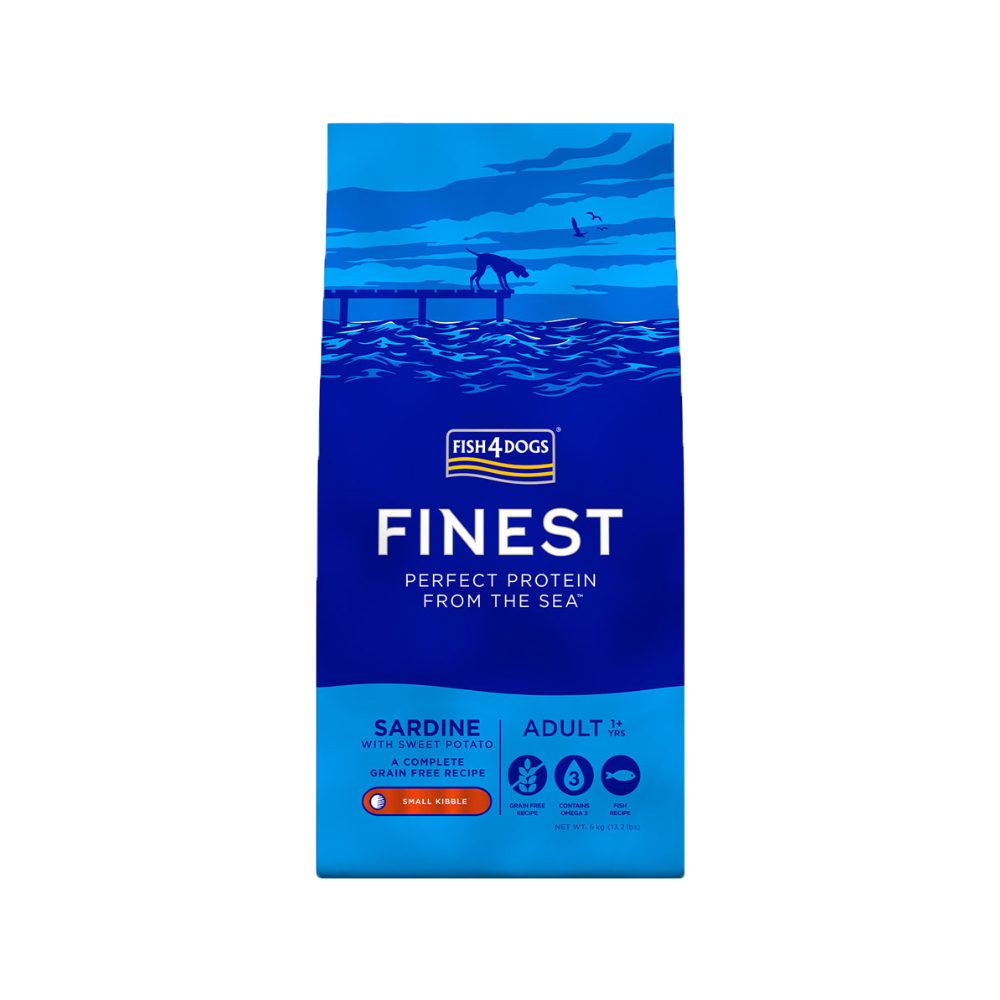 Fish4Dogs Finest Adult Complete große Brocken Hundefutter - Sardine - 1,5 kg von Fish4Dogs