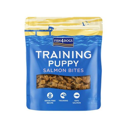 Fish4Dogs - Training Puppy Salmon Bites - 80 g von Fish4Dogs