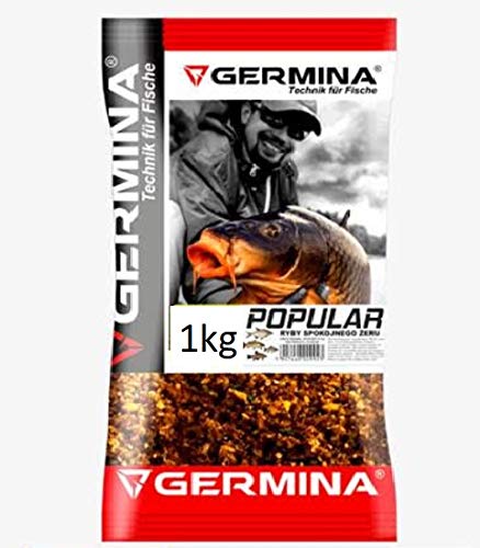 HDmirrorR 1kg Grundfutter Angelfutter Lockfutter Germina Popular Groundbait von HDmirrorR