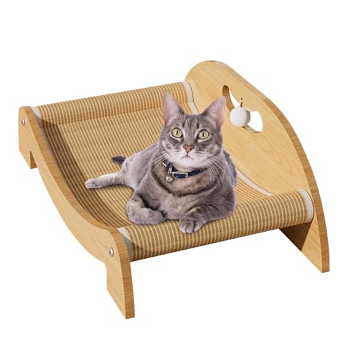 Fisssure Cat Lounge Scratcher, Katzenkratzlounge - Möbelschutz, Kratzkarton, Katzen-Couch-Kratzer,Robustes Katzensofa-Kratzkissen, Kratzkissen, Hausbett, verhindert Schäden an Möbeln von Fisssure