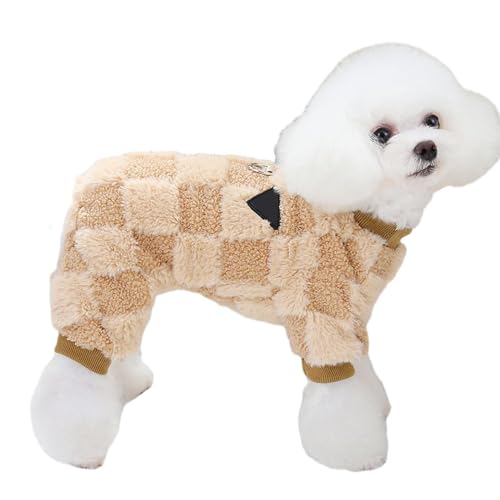 Fisssure Fleece-Hundemantel, Hundejacke Winter, Vierbeinige Fleecejacke für Hunde mit D-Ring, Kleine Hundejacke, Hundepullover, Hundekleidung für kleine Hunde, Welpen, und Winter von Fisssure