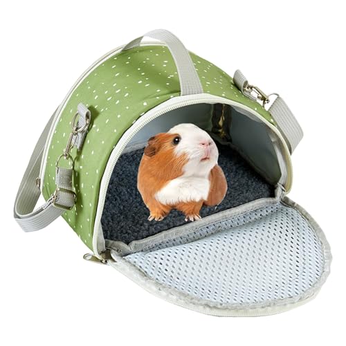 Fisssure Hamster-Tragetasche | 300D Oxford atmungsaktive Hamster-Tragetasche | leichter Rucksack für kleine Hunde und Katzen, Schildkröten-Tragetasche für Eichhörnchen, Bartdrachen von Fisssure