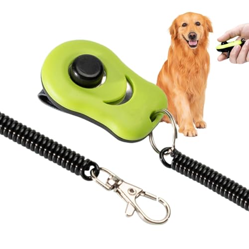 Fisssure Hunde Clicker Trainer | Welpentraining Clickers | Hunde Gehorsamkeitstraining Tools, Professionelle Welpentraining Clicker, Hundetrainingswerkzeuge für Gehorsamsspiele von Fisssure