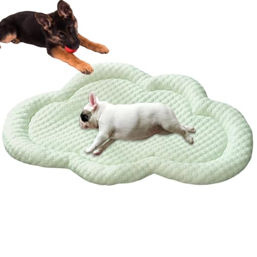 Fisssure Kühlendes Hundebett, Kühlmatte für Haustiere | Weiches 3D-Eispad für Haustiere in Wolkenform | Frühlings-Sommer-Haustierbedarf für kleine mittelgroße Hunde, tragbare Schlafhüttenmatte für von Fisssure