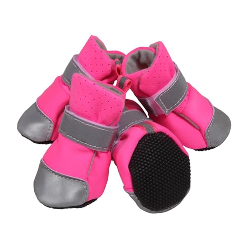 Fisssure Welpen-Hundestiefel, rutschfeste Winterstiefel, atmungsaktive Indoor-Hundeschuhe – atmungsaktive Indoor- und Winterschuhe, leicht, verstellbare Dichtigkeit von Fisssure