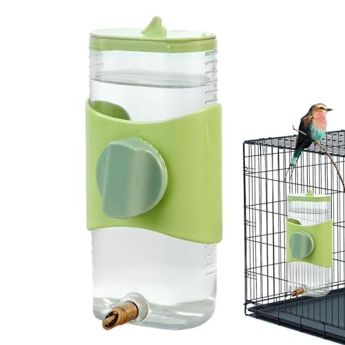 Trinkbrunnen für Papageien – 300 ml Nadelkessel, großer automatischer Wasserspender | Automatischer Vogelfutterautomat, Vogeltränke, Trinkbrunnen für Vögel von Fisssure