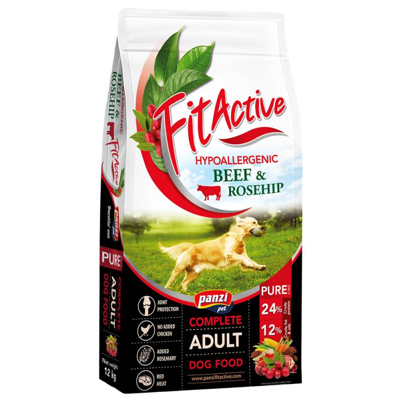 FitActive Pure Hypoallergenic Rind & Hagebutte - 12 kg von FitActive