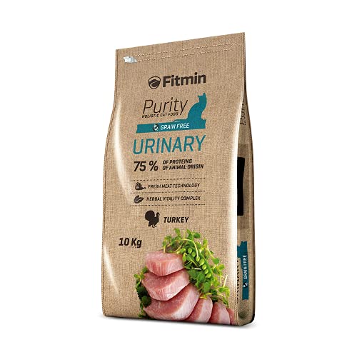 Fitmin Cat Purity Urinary | Katzenfutter trocken | Komplettnahrung für Erwachsene Katzen | Putenfleisch| Komplettfutter | 10 kg von Fitmin