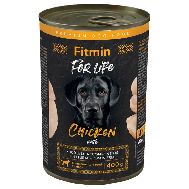 Fitmin Dog For Life 6 x 400 g - Huhn von Fitmin
