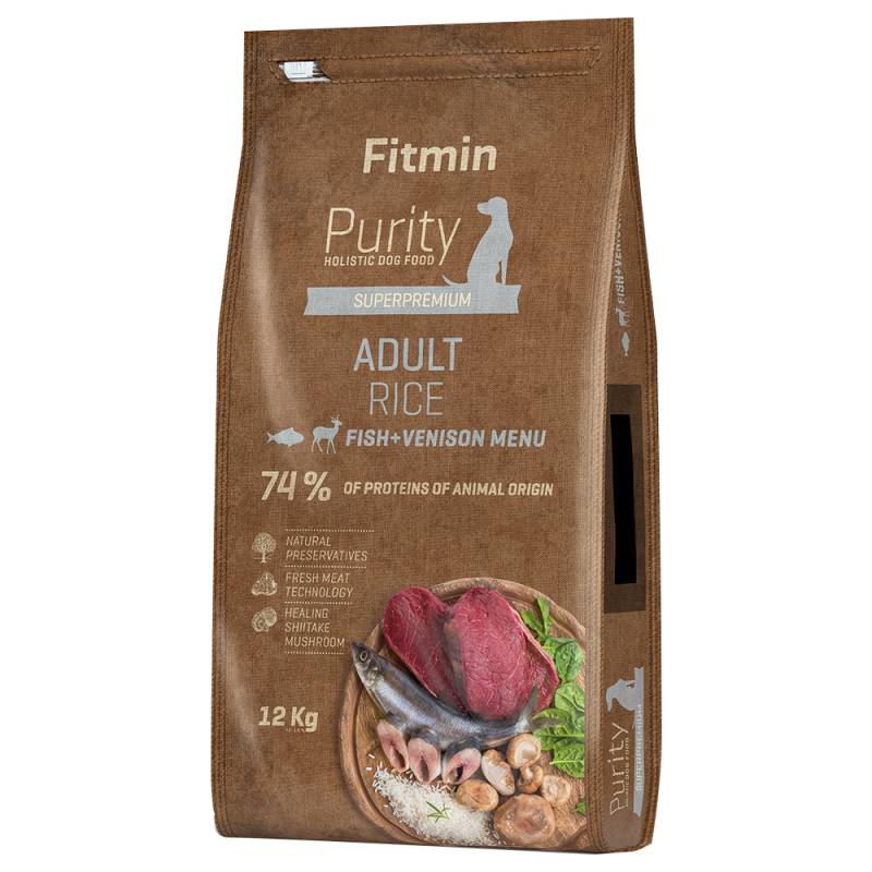 Fitmin dog Purity Adult Rice Fisch & Hirsch - 12 kg von Fitmin