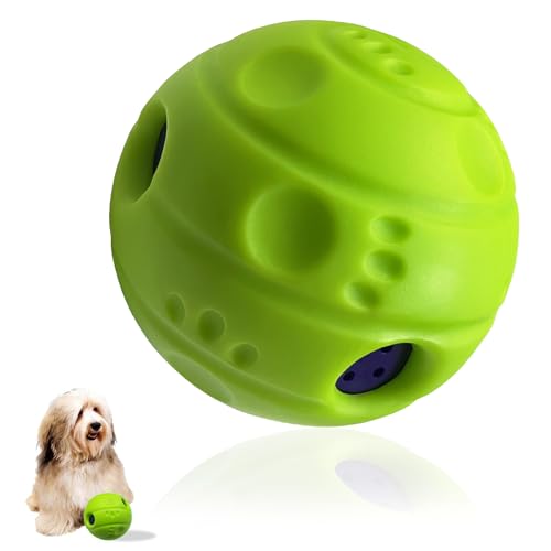 Five Thousand Years Wackelball für Hunde, interaktives Hundespielzeug, Ball mit konkaven Linien auf der Oberfläche, erleichtert das Greifen für kleine, mittelgroße Hunde, 8,9 cm von Five Thousand Years