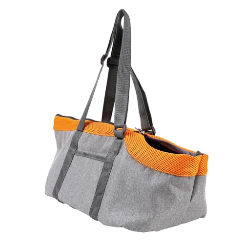 Fivetoo Katzen-Reisetrage,Tragbare und verstellbare Tragetasche für kleine Hunde - Haustier-Umhängetasche, Winter-Herbst-Sling-Handtasche, atmungsaktive Welpen-Reisetasche für U-Bahn-Spaziergänge von Fivetoo