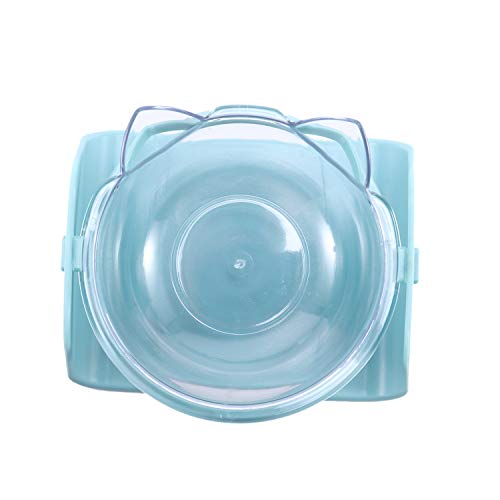 Fivetwofive 15 Grad Verstellbare Futter Napf Hund Katze Verstellbare Futter Napf Waterer FüTterung Futter Haustier Hunde Dish Feeder Geschirr Blau von Fivetwofive