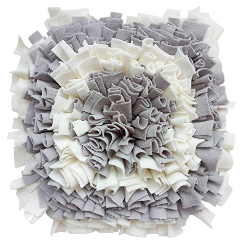 Fivetwofive Haustier Hunde Snuffle Matt Training FüTterungs Matte Nosework für Hunde AktivitäT Fun Spielmatte zum Abbau Von Stress Unruhe 18 X 18 von Fivetwofive