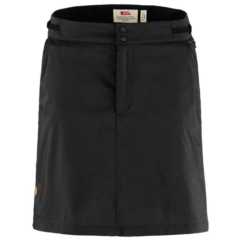 Fjällräven Damen Hosenrock Abisko Hike Skort W black, Gr. 40 von Fjällräven