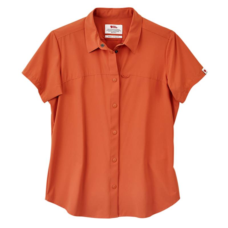 Fjällräven Damen T-Shirt High Coast Lite Shirt SS W rowan red, Gr. XS von Fjällräven