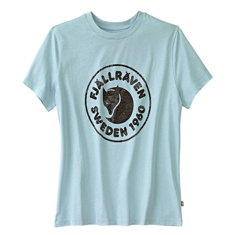 Fjällräven Damen T-Shirt Kånken Art Logo Tee W sky blue, Gr. M von Fjällräven