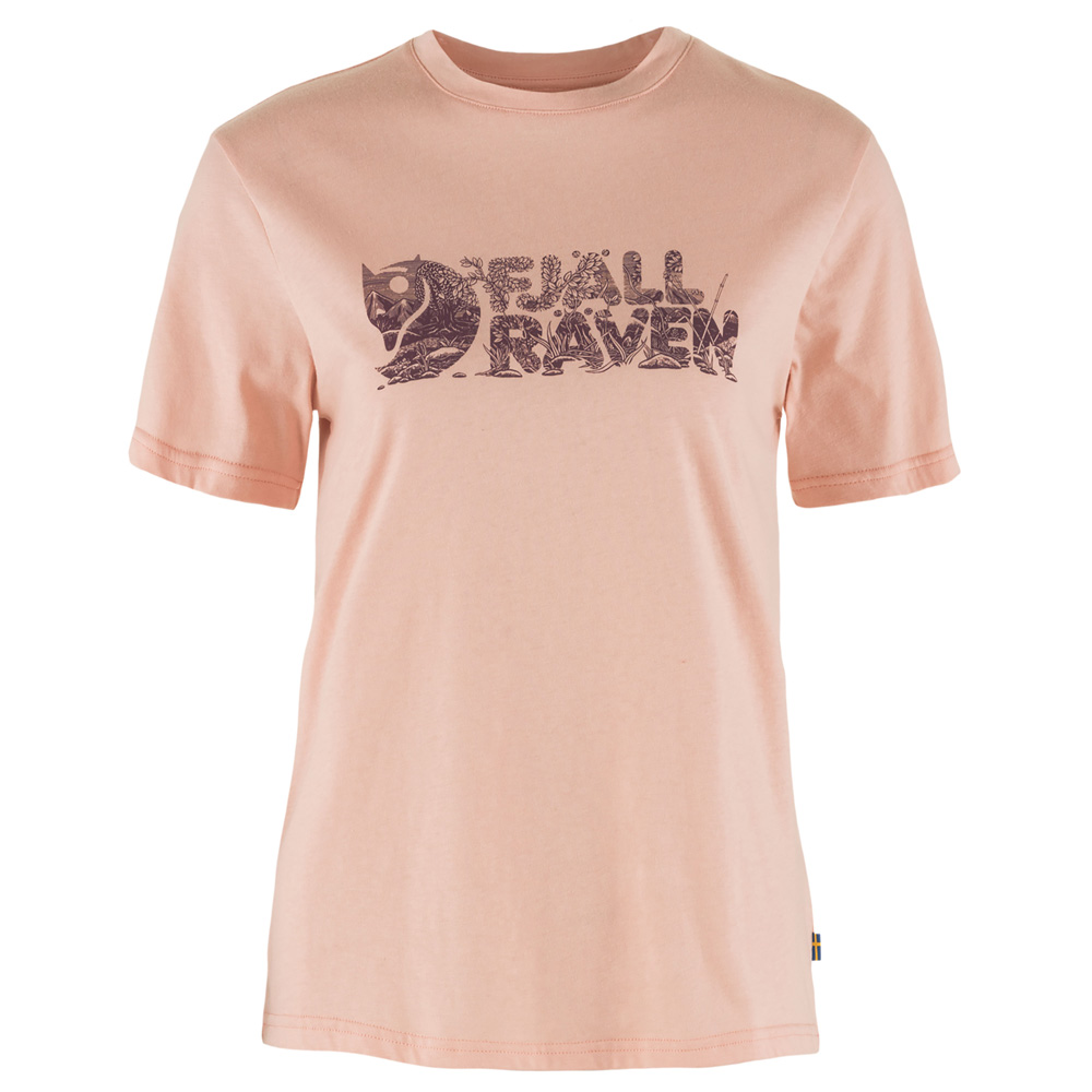 Fjällräven Damen T-Shirt Lush Logo T-Shirt W chalk rose, Gr. M von Fjällräven