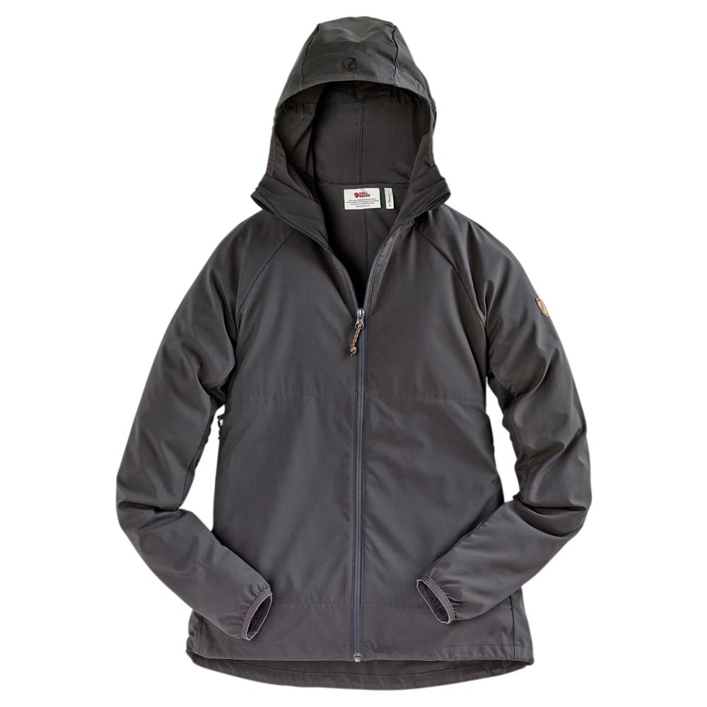 Fjällräven Damenjacke Abisko Hybrid Windbreaker W dark grey, Gr. XS von Fjällräven