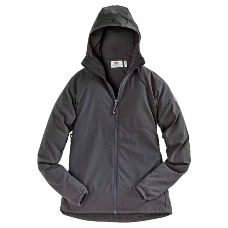 Fjällräven Damenjacke Abisko Hybrid Windbreaker W dark grey, Gr. XXS von Fjällräven