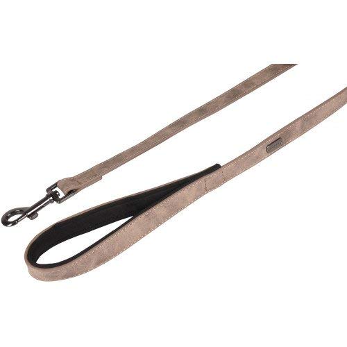 Flamingo Pet Products - Leine 1 Meter x 15 mm Breite DELU, Farbe Taupe, für Hunde von Flamingo Pet Products