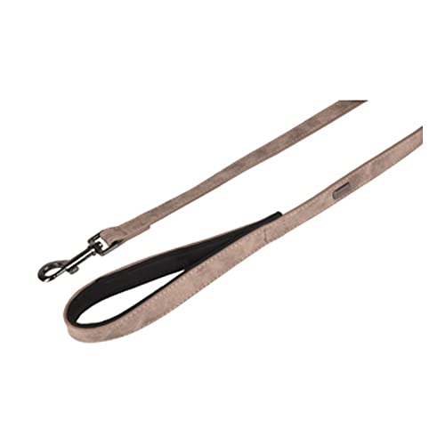 Flamingo Pet Products - Leine 1 Meter x 15 mm Breite DELU, Farbe Taupe, für Hunde von Flamingo Pet Products