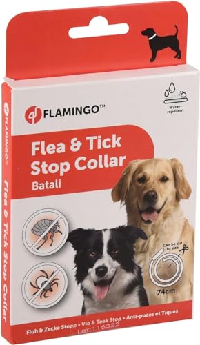 Flamingo Anti-PARASIT Batali FLOH & ZECKE Stop Halsband Hund 74CM von Flamingo