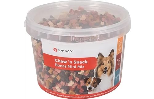 CHEW'N Snack Mix Mini Knochen 1,8KG von Flamingo