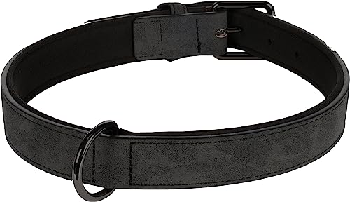 Halsband DELU SCHWARZ XXL 52/62CM 30MM von Flamingo