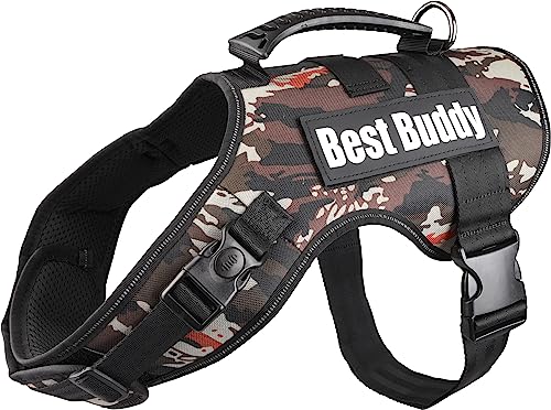 Geschirr Best Buddy Uranus Jungle Camouflage XL 80-115CM*50MM von Flamingo