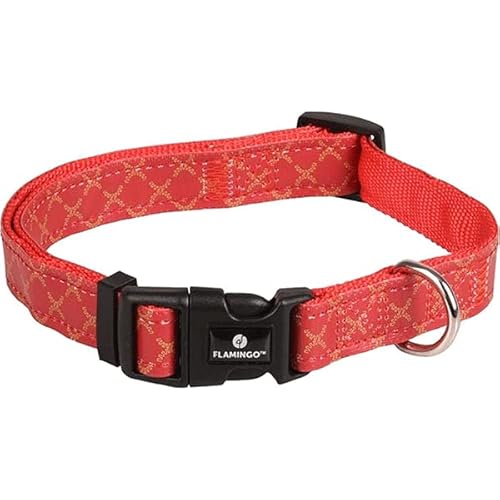 Halsband Odin ROT M 40-55CM 20MM von Flamingo