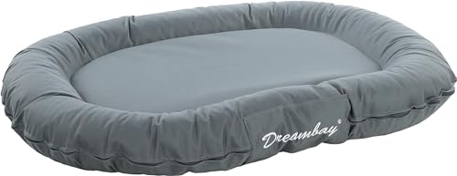 Flamingo Kissen Dreambay® Oval Petrol - 100x75x15cm - Wasserabweisend und Waschbar - Abnehmbarer Bezug mit Reißverschluss - Nachhaltig von Flamingo