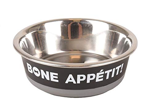 NAPF Bone Appetit SCHWARZ 400ML 14CM von Flamingo