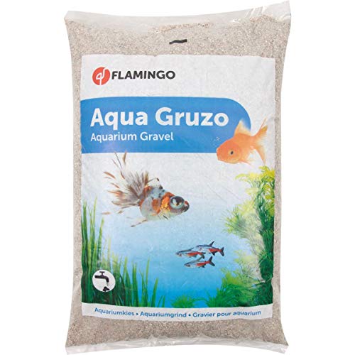 Flamingo Aquarium decoratie Zand Loire 10 kg Grijs von Flamingo