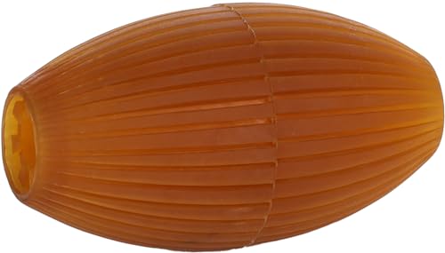 Flamingo Rubba Rugbyball - Braun, 14 x 7,5 x 7,5 cm, Robustes und Zahnpflegendes Hundespielzeug, Ideal für Labrador, Golden Retriever, Deutscher Schäferhund, Rottweiler usw. von Flamingo