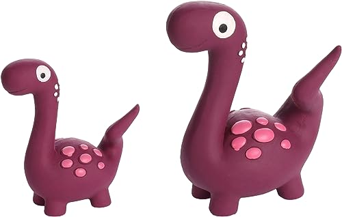 Flamingo HS PUGA Latex Dino VIOLETT S 5x10,5x11,3CM von Flamingo